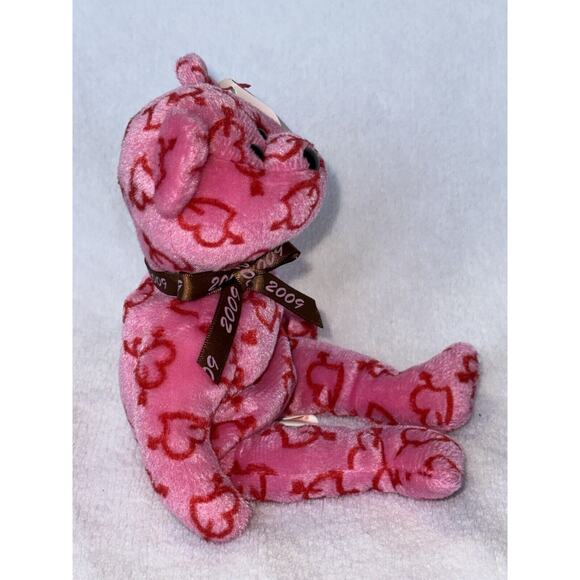 Ty Beanie Babies Hallmark Heartley Valentine's Day Bear Hearts Stuffed Plush - Picture 5 of 12